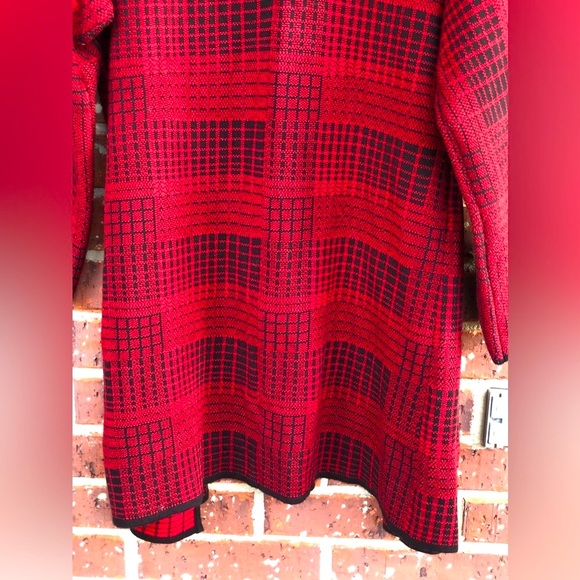 ❤️NWOT fever 🌸long plaid cardigan sweater size XL 😍 - Picture 5 of 8